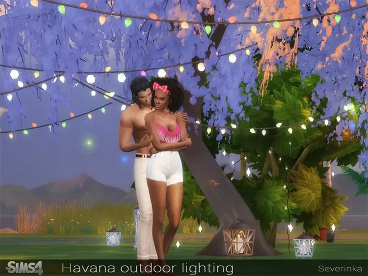 19 havana outdoor lighting sims4 cc 21 Best Sims 4 Christmas Mods & CC Packs