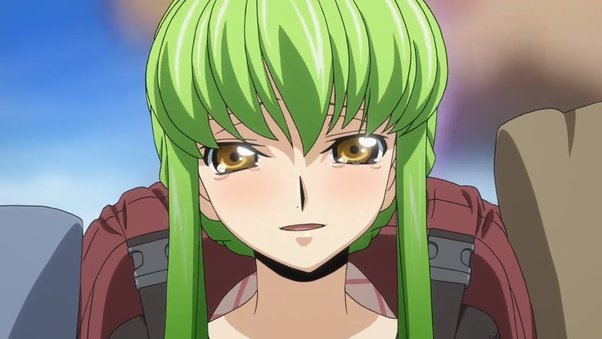 C.C. from Code Geass 35 Best Green-Haired Anime Characters