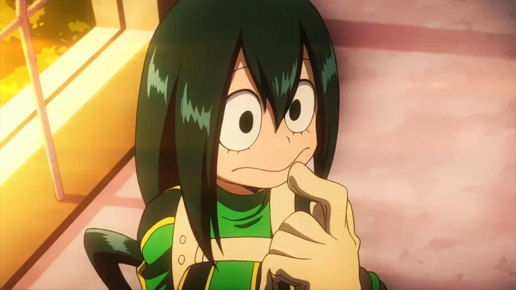 Froppy from My Hero Academia 1 35 Best Green-Haired Anime Characters