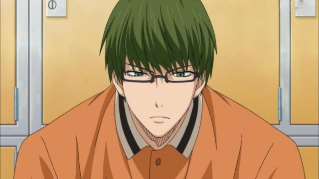 Midorima Shintaro from Kuroko No Basuke 1 35 Best Green-Haired Anime Characters