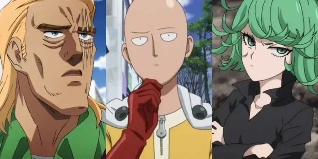 One Punch Man Characters 1 25 Best Anime with the best fight Scenes