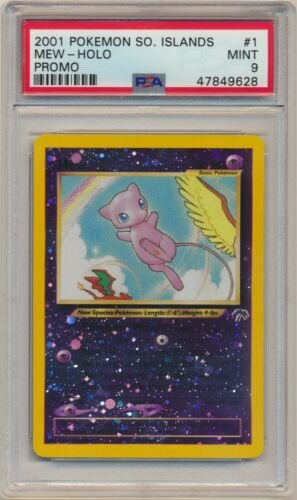 PSA 10 Southern Islands Reverse Holo Mew 27 Rarest Pokemon Cards of All Times