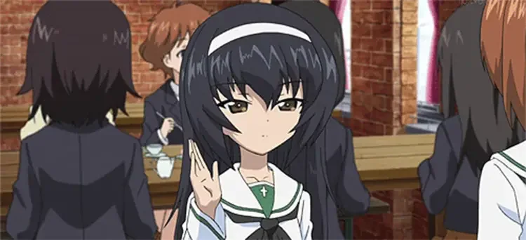 24 reizei mako anime girl screenshot 55 Stunning Anime Girls with Black Hair