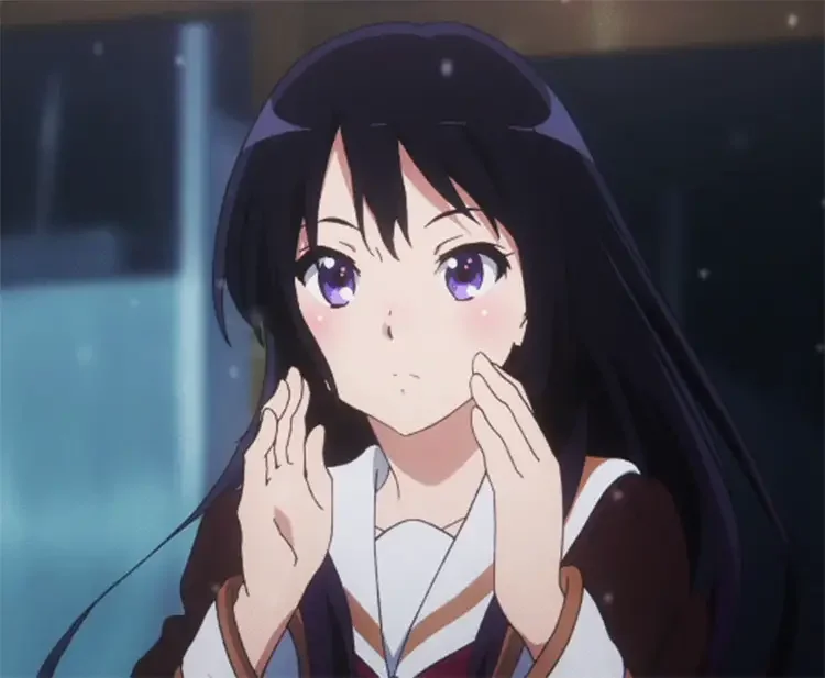 38 kousaka reina anime screenshot 55 Stunning Anime Girls with Black Hair