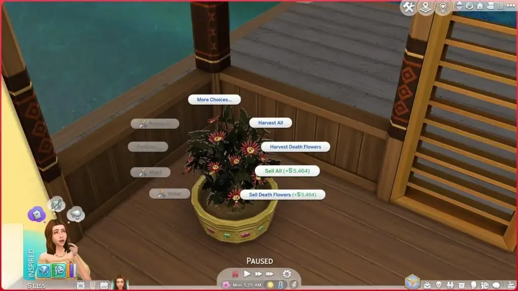 TS4 x64 2022 05 06 13 58 17 1024x576 1 Sims 4: How to Get a Death Flower (Cheat & More)