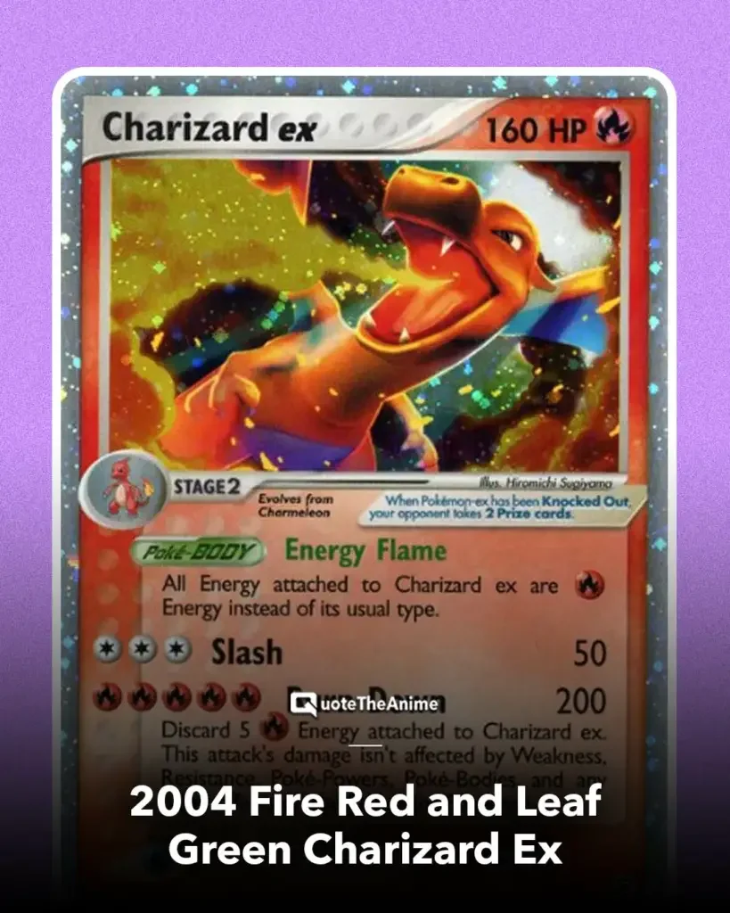 pokemon 2004 Fire Red and Leaf Green Charizard Ex 18 Most Valuable Charizard Cards From Pokemon