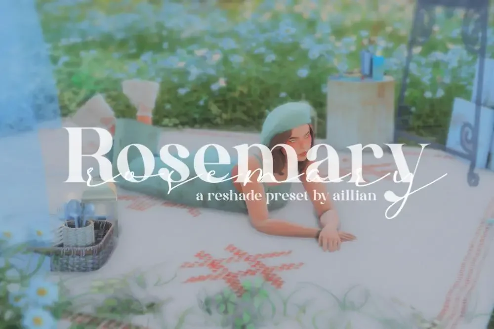 rosemary sims 4 reshade preset 1 25 Best Sims 4 ReShade Presets For Great Graphics