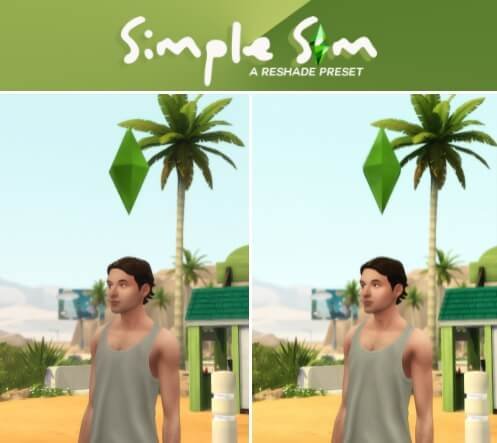 simple sim sims 4 reshade preset 1 25 Best Sims 4 ReShade Presets For Great Graphics