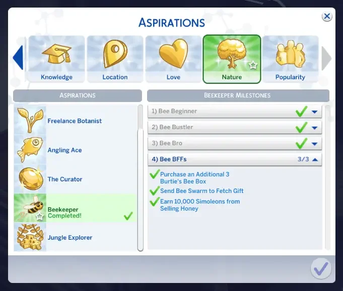 sims 4 beekeeper aspiration 1 38 Best Sims 4 Aspiration Mods