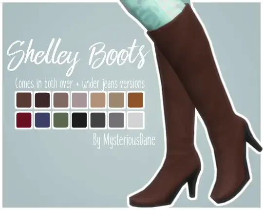 sims 4 cc shoes high heel boots 1 27 Sims 4 Shoes Mods & CC