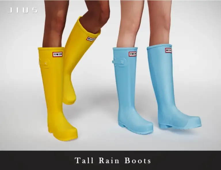 sims 4 cc shoes tall rain boots 768x593 1 27 Sims 4 Shoes Mods & CC
