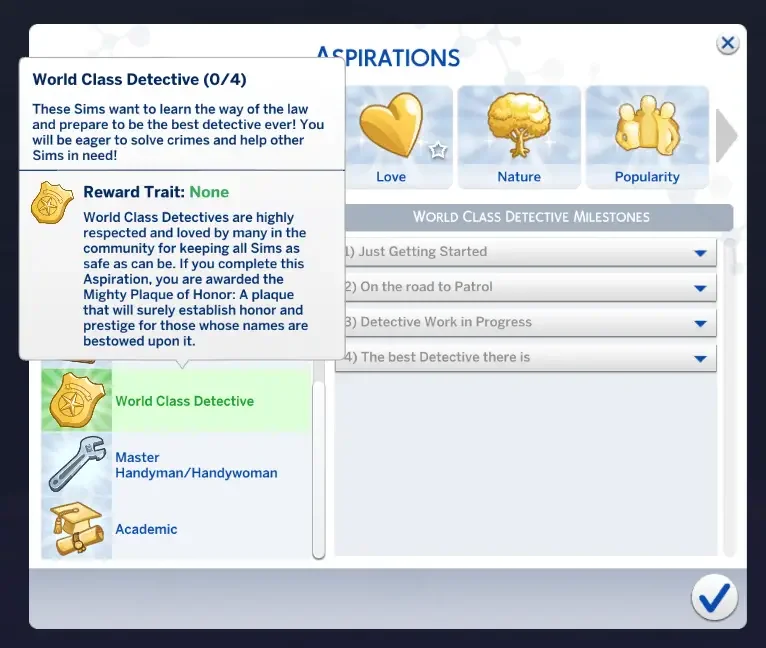 sims 4 detective aspiration 1 38 Best Sims 4 Aspiration Mods