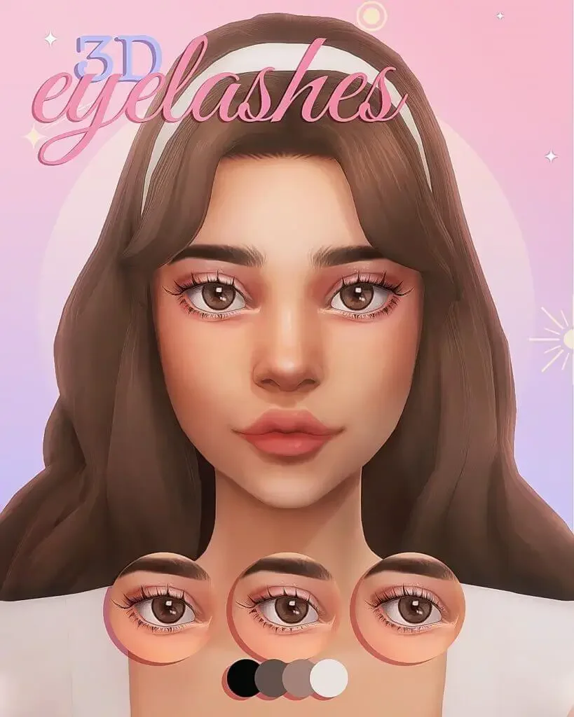 sims 4 doll eyelashes cc 1 819x1024 1 27 Best Eyelash CC and Mods for Sims 4