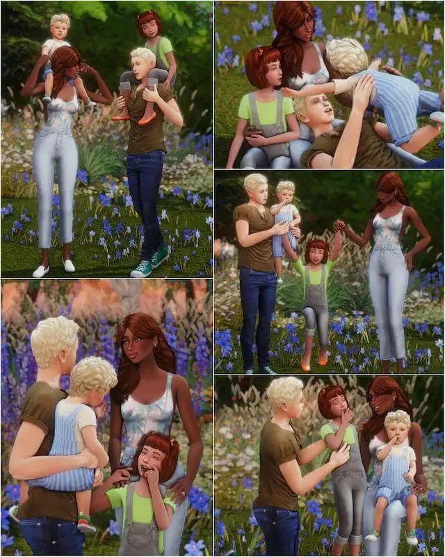 sims 4 family poses pack 1 35 Best Sims 4 Family Pose Packs