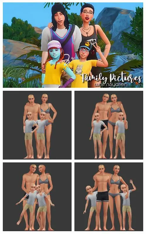 sims 4 family vacation poses 35 Best Sims 4 Family Pose Packs