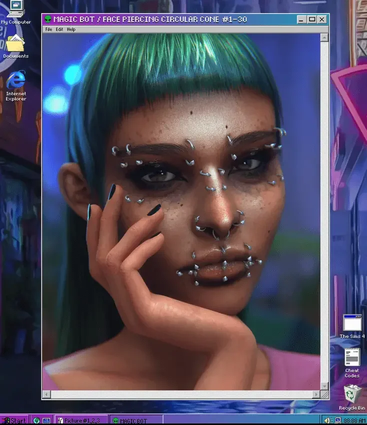 sims 4 magic bot piercings 1 35 Best Sims 4 Piercings CC & Mods