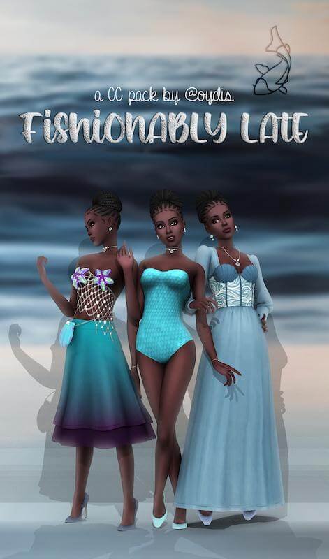 sims 4 mermaid clothes cc pack 1 35 Best Sims 4 Mermaid CC & Mods