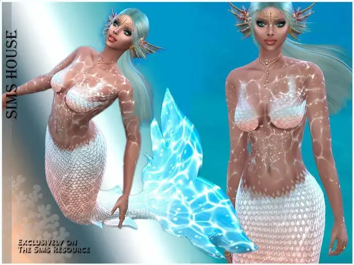 sims 4 mermaid top cc 1 35 Best Sims 4 Mermaid CC & Mods