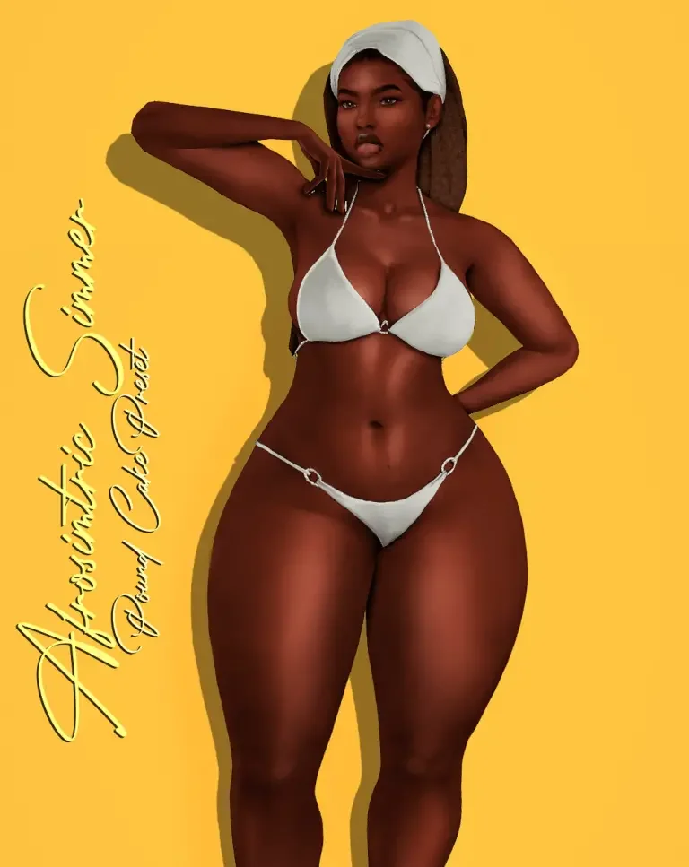 sims 4 thick body preset 768x967 1 32 Best Sims 4 Body Presets