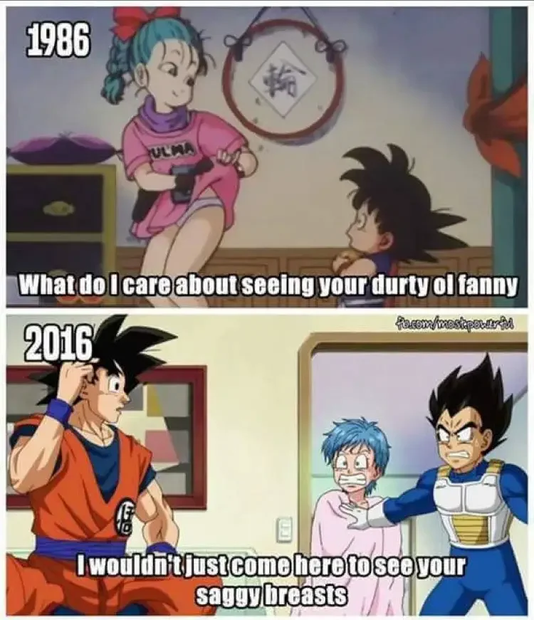 154 dragon ball z before and after goku savage meme 175+ Most Hilarious Dragon Ball Z Memes
