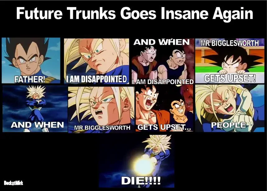 Future Trunks Goes Insane Again 175+ Most Hilarious Dragon Ball Z Memes