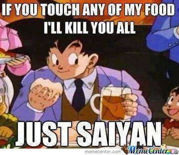 If You Touch Any Of My Food 175+ Most Hilarious Dragon Ball Z Memes