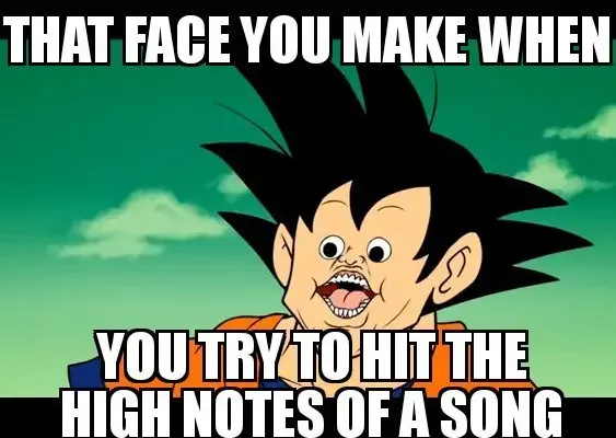 Trying High Notes 175+ Most Hilarious Dragon Ball Z Memes