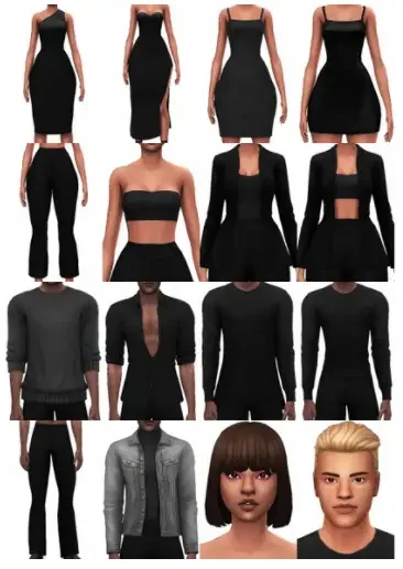 sims 4 cc clothes pack collab 30 Best Sims 4 Maxis Match CC Clothes Packs