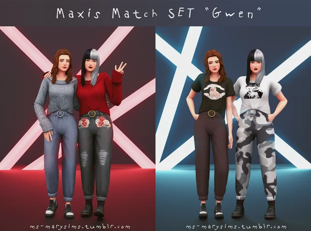 Общая 30 Best Sims 4 Maxis Match CC Clothes Packs