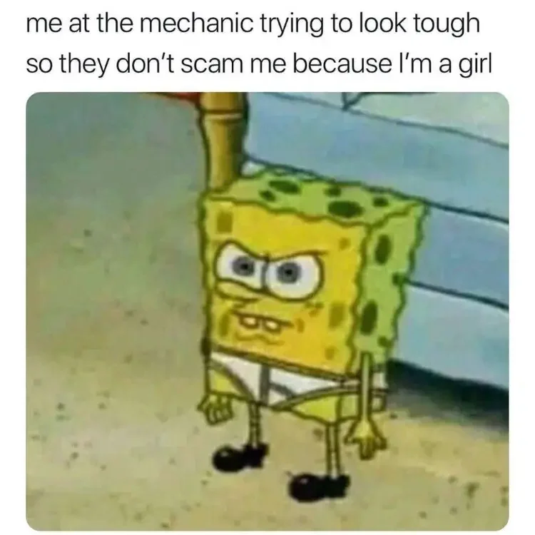 029 spongebob car mechanic meme 250+ SpongeBob Memes of All Time