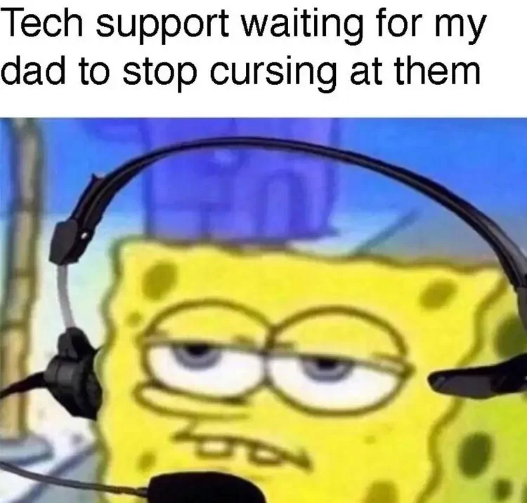 039 spongebob tech support meme 250+ SpongeBob Memes of All Time