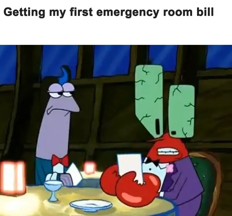 043 mr krabs medical bill meme 125+ Mr. Krabs Memes of All Time