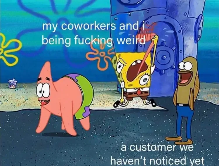 069 spongebob weird coworkers meme 250+ SpongeBob Memes of All Time