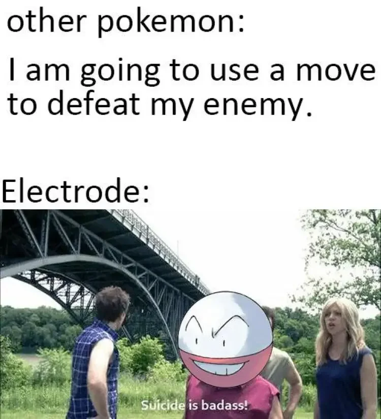 090 pokemon electrode meme 1 180+ Pokémon Memes of All Time