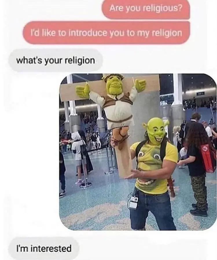 103 shrek religion meme 160+ Shrek Memes of All Time