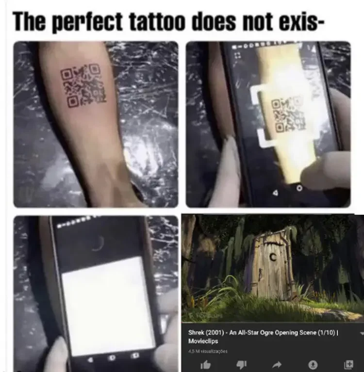 108 shrek tattoo meme 1 160+ Shrek Memes of All Time