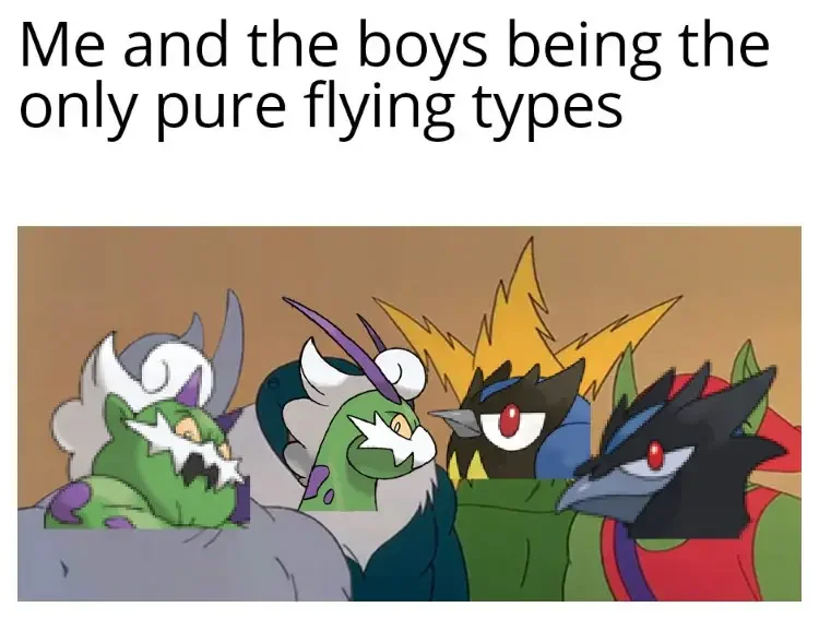 114 pokemon pure flying type meme 180+ Pokémon Memes of All Time
