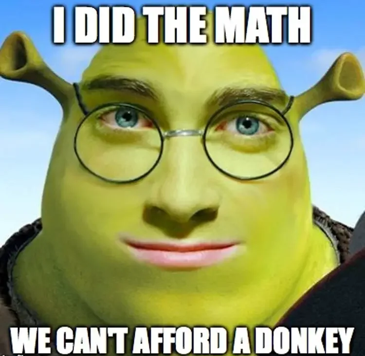 132 shrek math meme 160+ Shrek Memes of All Time