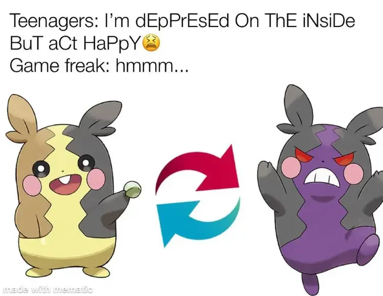 155 pokemon depressed teens meme 180+ Pokémon Memes of All Time