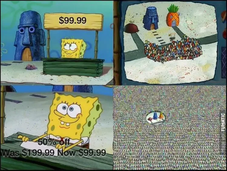 212 spongebob black friday meme 250+ SpongeBob Memes of All Time