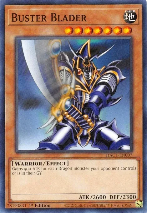BusterBlader HAC1 EN C 1E 18 Best Archetype Of Every Type in Yu-Gi-Oh!