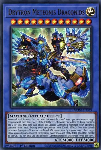 Drytron Meteonis Draconids 18 Best Archetype Of Every Type in Yu-Gi-Oh!
