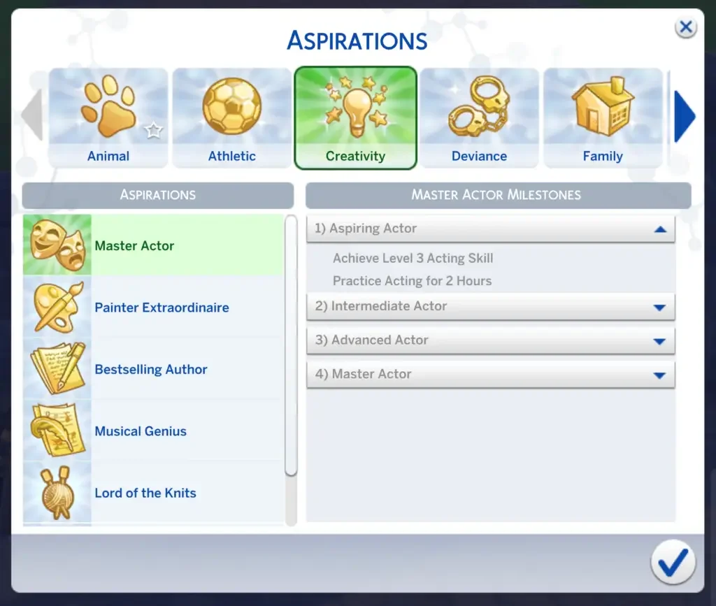 Screenshot 06 07 2022 10.02.55 1024x867 1 Sims 4: Achieving the Master Actor Aspiration (Get Famous)