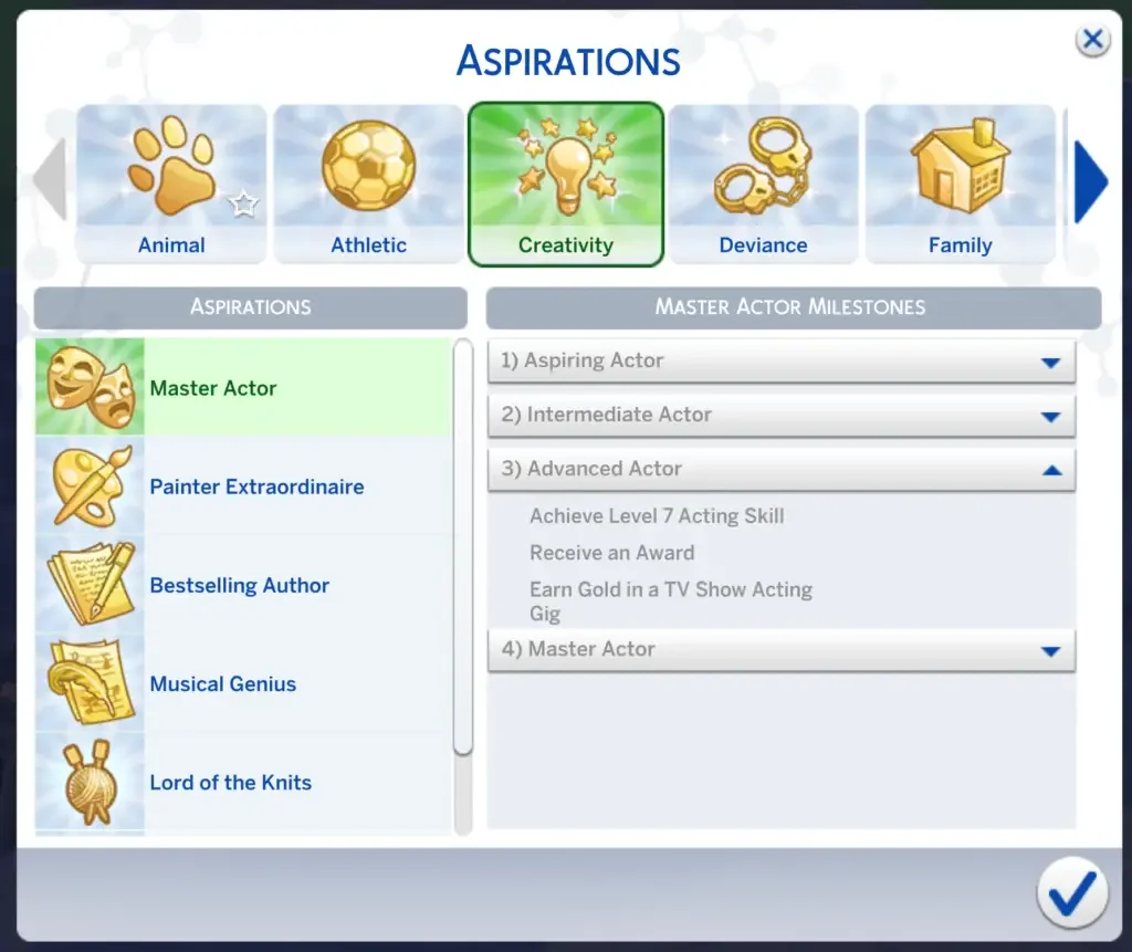 Screenshot 06 07 2022 10.03.28 1024x861 1 Sims 4: Achieving the Master Actor Aspiration (Get Famous)