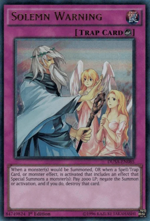 SolemnWarning.png 1 18 Best Counter Traps in Yugioh