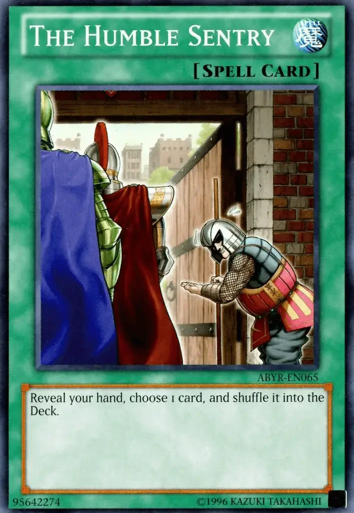 TheHumbleSentry ABYR EN SP UE 1 18 Worst Yugioh Cards You Can Have