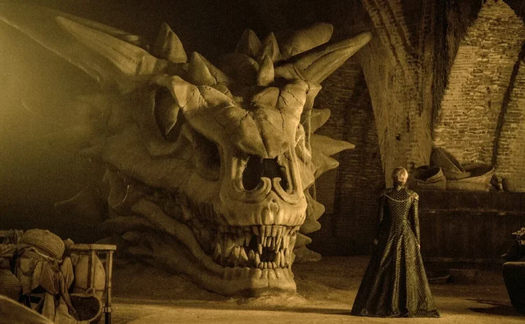 balerion skull 1300x803 1 15 Most Powerful Dragons in Game of Thrones