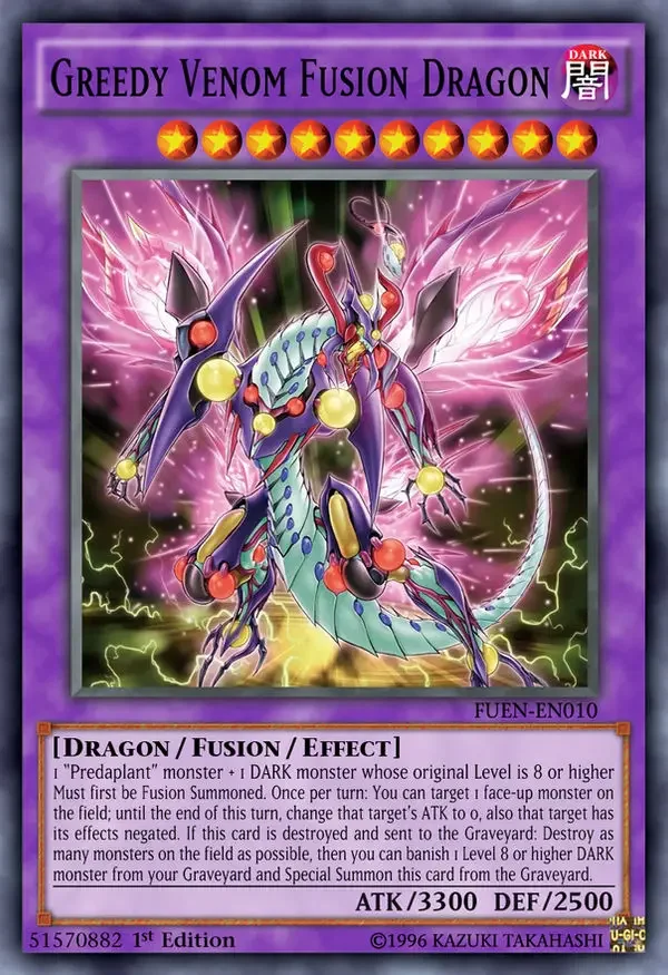 greedy venom fusion dragon by kai1411 daom80b fullview 1 18 Best Dragon Type Monsters in Yugioh