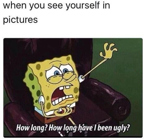 see yourself pictures long long have been ugly 250+ SpongeBob Memes of All Time