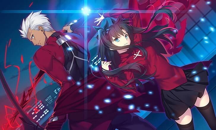 tohsaka rin archer fate stay night fate series fate stay night wallpaper preview 1 25 Anime With Good Fight Scenes to Watch